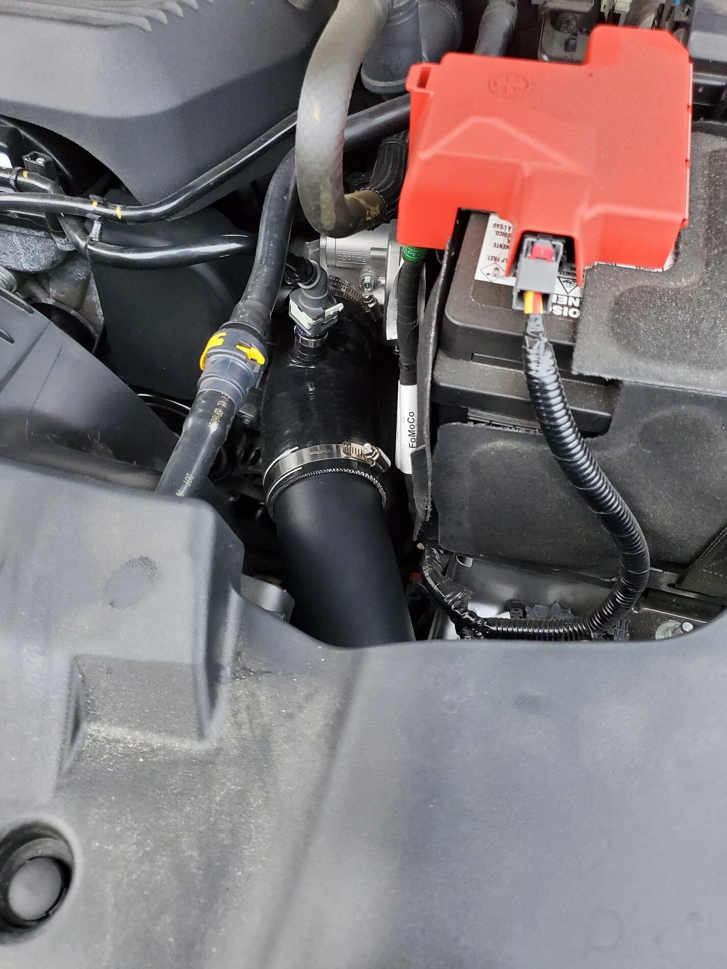 Mishimoto 2019+ Ford Ranger 2.3L Intercooler Pipe & Boot Kit - Micro-Wrinkle Black