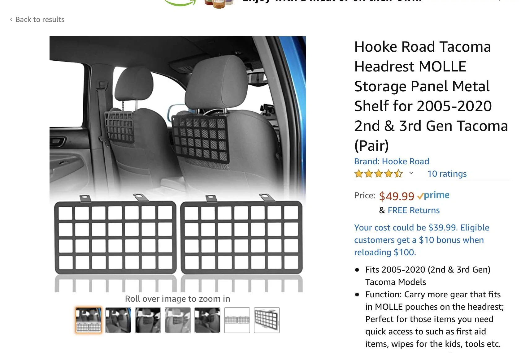 Interior molle panels | 2019+ Ford Ranger and Raptor Forum (5th ...