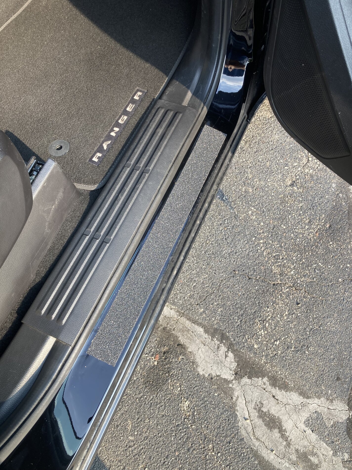 Gorilla tape door sill protector  2019+ Ford Ranger and Raptor Forum (5th  Generation) 