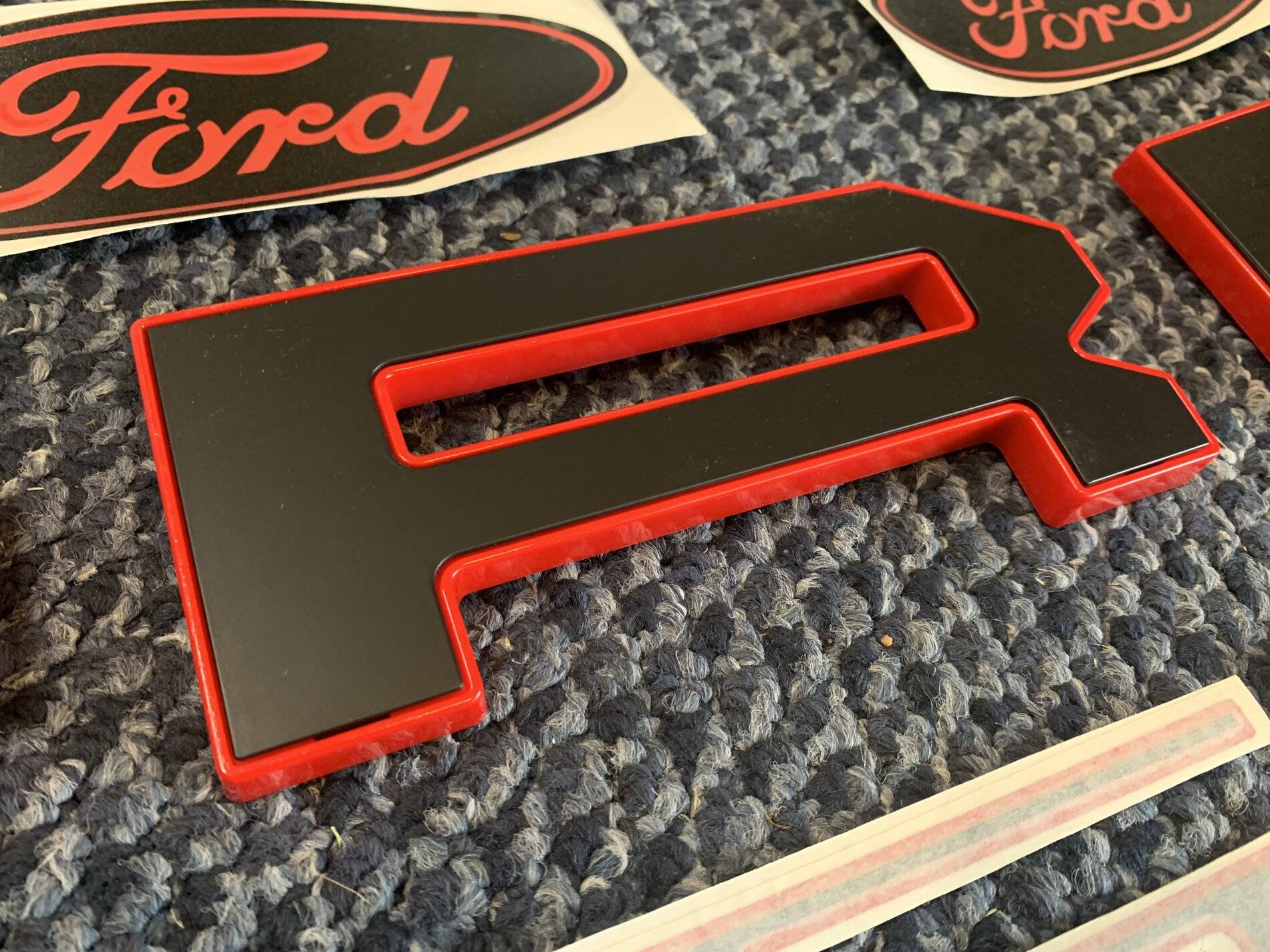 Arkansas - Ranger raptor grill letters and red/black graphics | 2019 ...