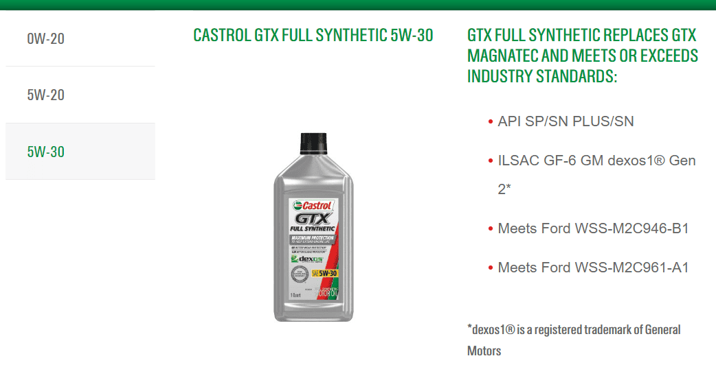 Castrol Gtx Vs Castrol Edgenull