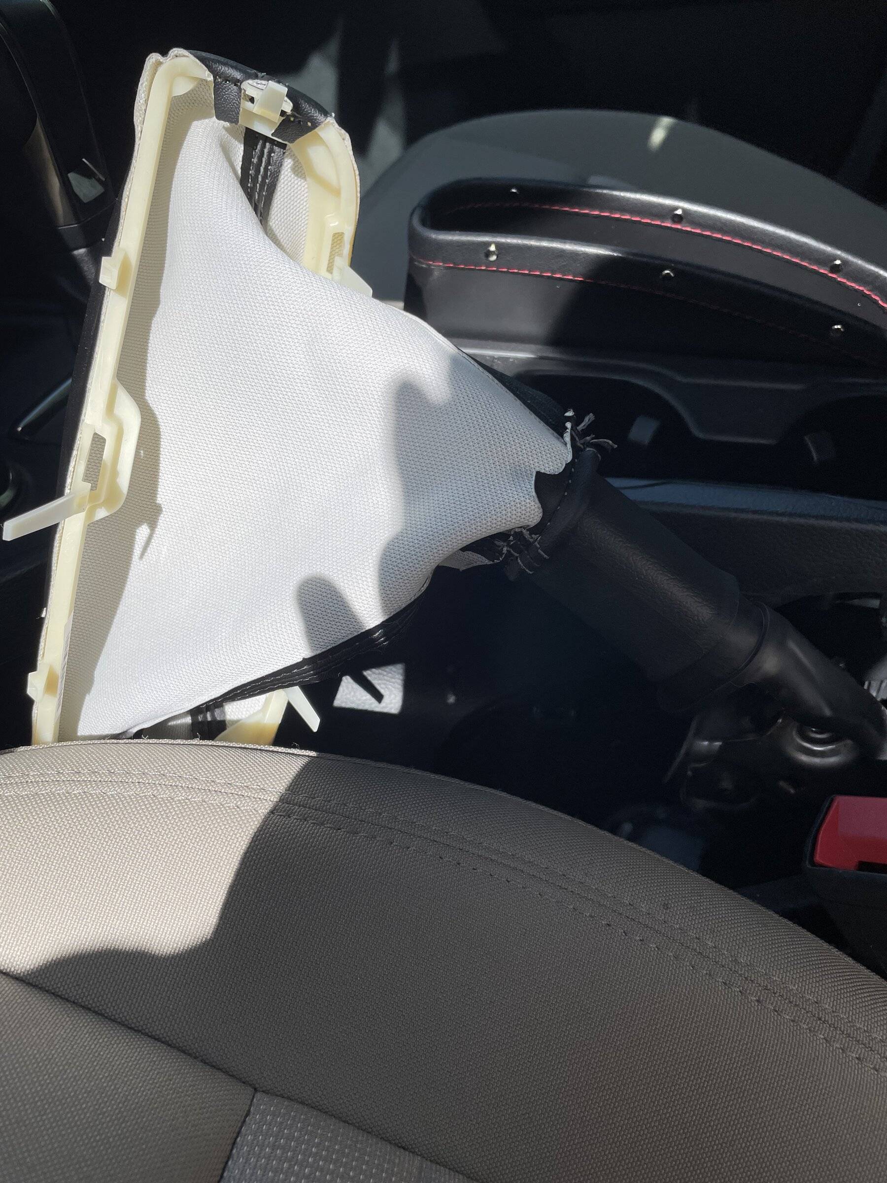 Parking brake boot.....Genuine Pleather | Page 18 | 2019+ Ford Ranger ...