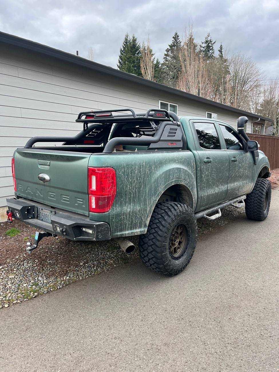 35x13.50 maxxis 17x10 weld, -25et, 6” RC lift | 2019+ Ford Ranger and ...