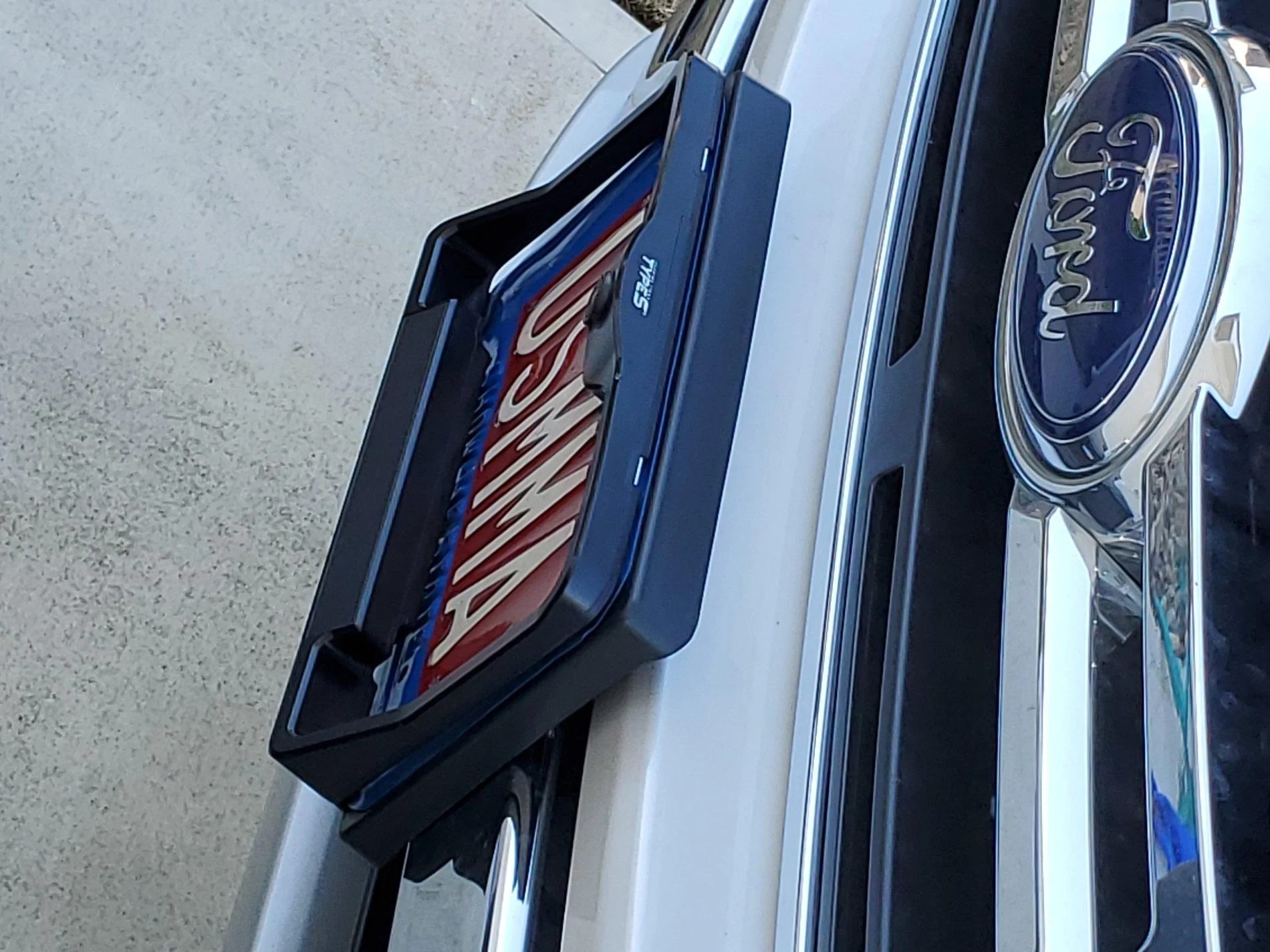 Ranger Front Facing License Plate Bumper Camera | 2019+ Ford Ranger and ...