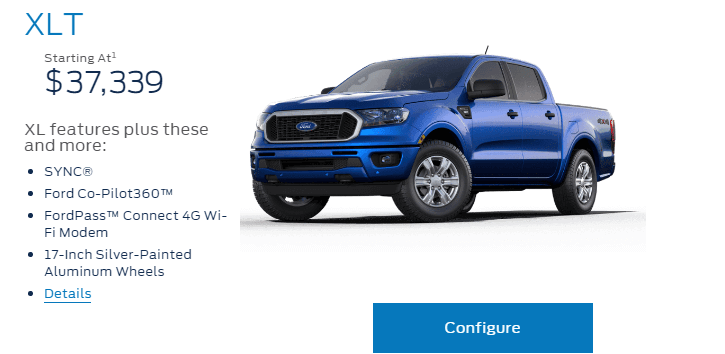 Ford Canada Build Price Tool For 2019 Ranger Is Now Live