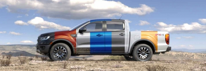 Ford Ranger Colour Chart