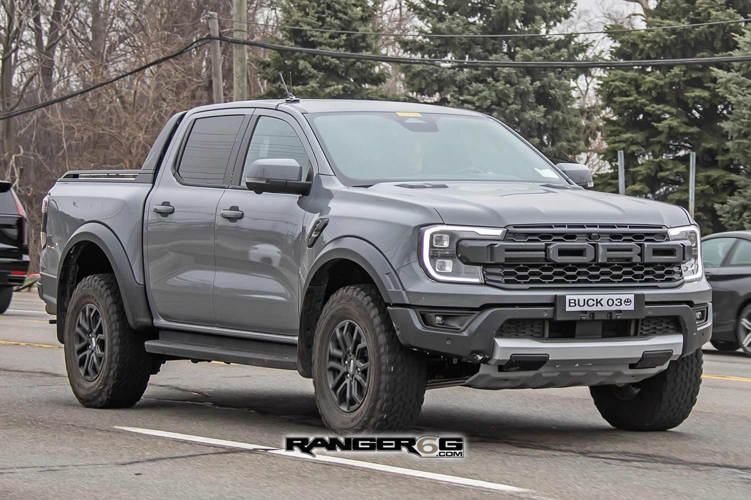 Spied 2023 Ranger Raptor Undisguised In Gray 2019 Ford Ranger And 